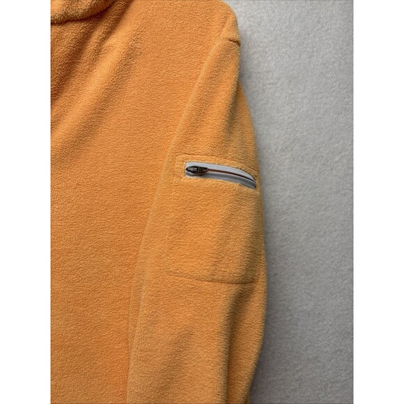 Horny Toad Orange Quarter Zip Fleece Pullover Jacket Sweater Womens Size M - Picture 3 of 5